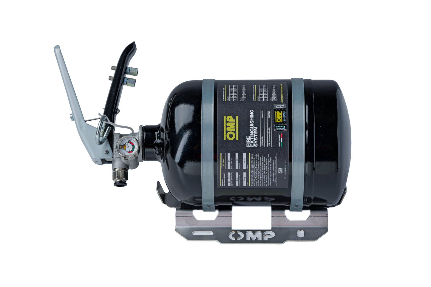 OMP Extinguishing System, CMSST6, 2 kg (FIA) - Manually Activated