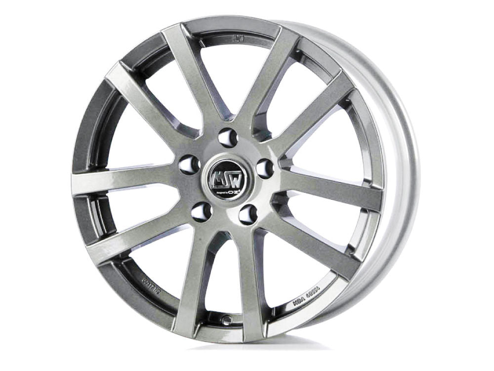 MSW 22 14x5.5" 4x100 ET35, Full Silver
