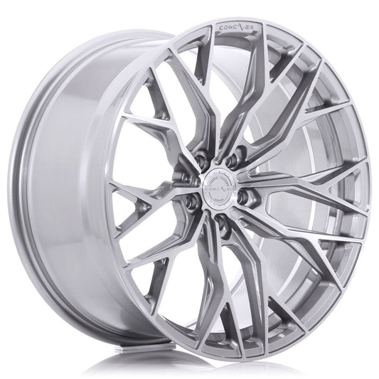 Concaver CVR1 22x11.5" (5 hole custom PCD) ET17-58, Brushed Titanium