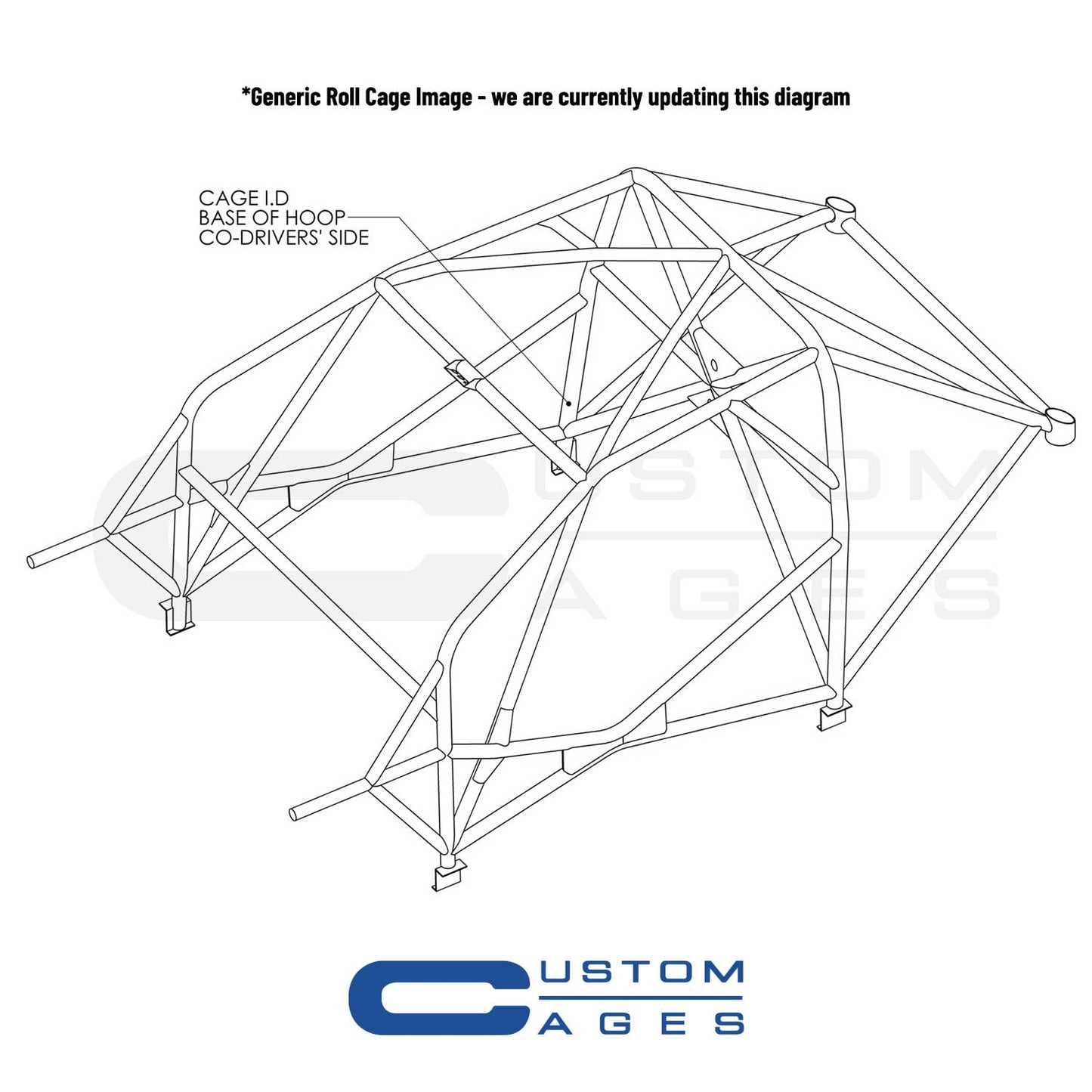 Custom Cages Multipoint Weld-In Roll Cage for Skoda Felicia - FIA