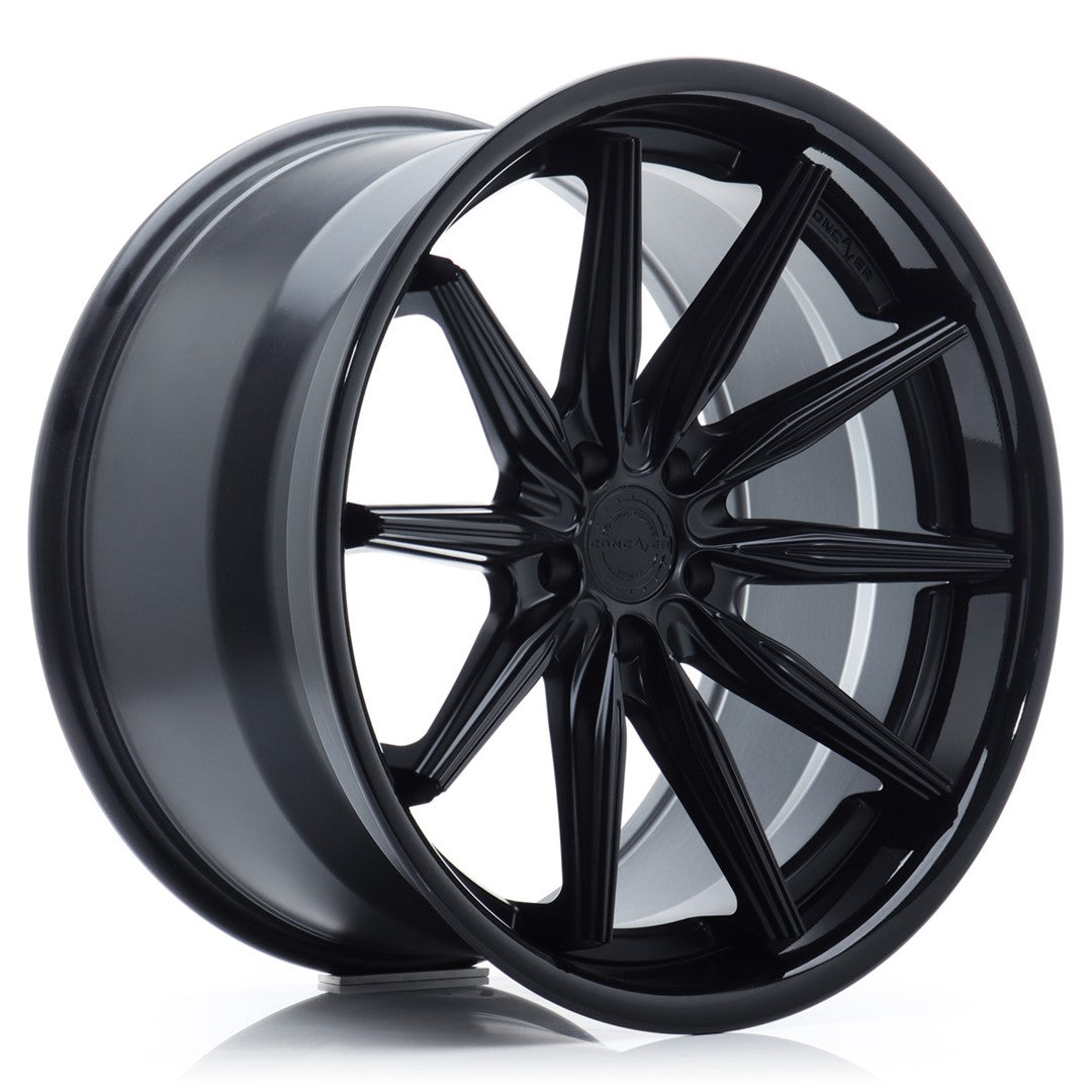 Concaver CVR8 21x9.5" (5 hole custom PCD) ET14-61, Matt Black