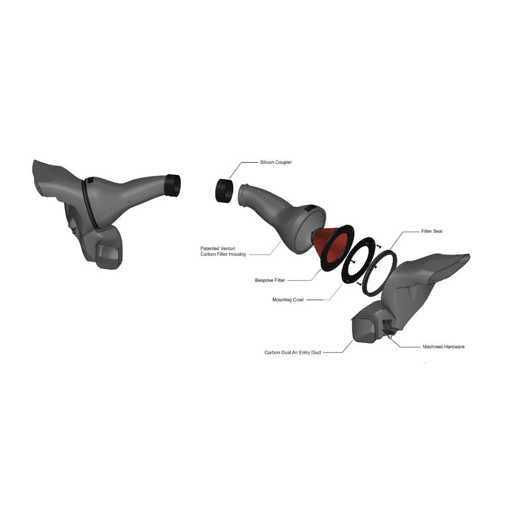Kit aspirazione diretta in carbonio Eventuri BMW G90, G91 M5