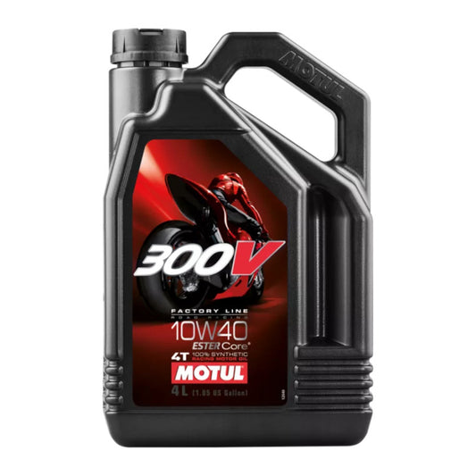 Motul 300V 4T FL Road Racing 10W40 Motorcycle Engine Oil (4L)