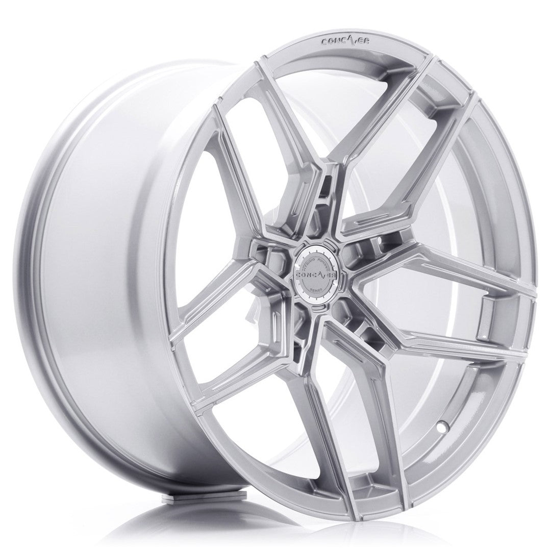 Concaver CVR5 22x9.5" (5 hole custom PCD) ET14-58, Brushed Titanium