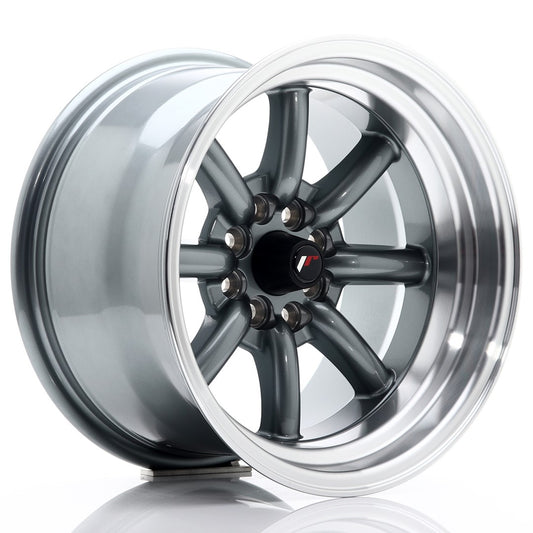 Japan Racing JR-19 15x9" 4x100/108 ET-13, Gunmetal
