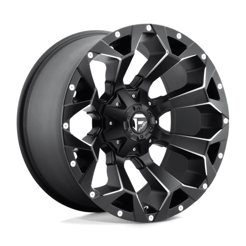 Fuel D546 Assault 20x10" 5x139.7/150 ET-18, Flat Black, Gloss Lip