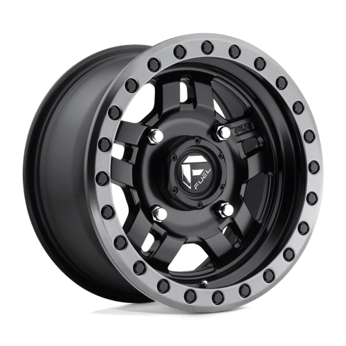 Fuel D557 Anza 15x7" 4x156 ET38, Matte Black, Gunmetal Ring