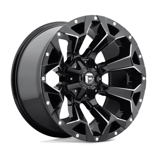 Fuel D576 Assault 20x10" 6x135/139.7 ET-22, Gloss Black Milled