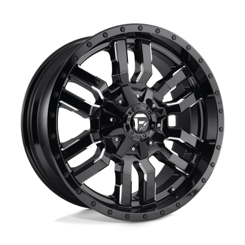 Fuel D595 Sledge 22x10 6x135/139.7 ET-18, Gloss Black Milled