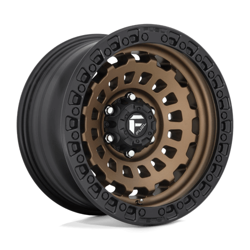 Fuel D634 Zephyr 18x9" 5x150 ET-12, Flat Bronze, Black Ring