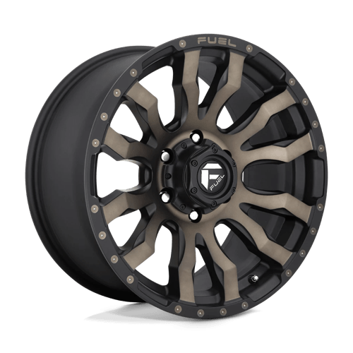 Fuel D674 Blitz 20.0x10" 5x139.7 ET-18, Flat Black Double Dark Tint