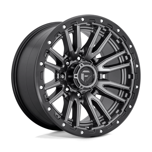 Fuel D680 Rebel 20x10" 8x180 ET-18, Flat Gunmetal, Black Ring