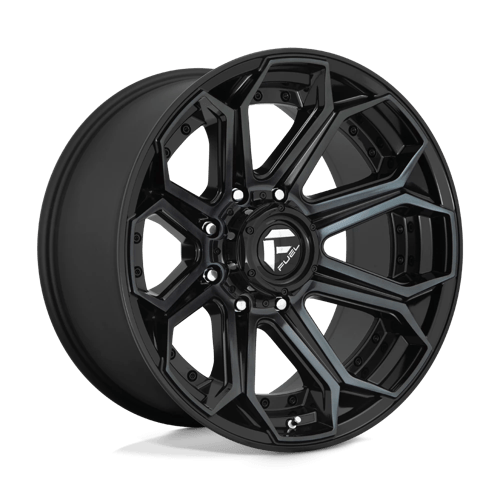 Fuel D704 Siege 22x10 8x165.1 ET-18, Gloss Machined Double Dark Tint