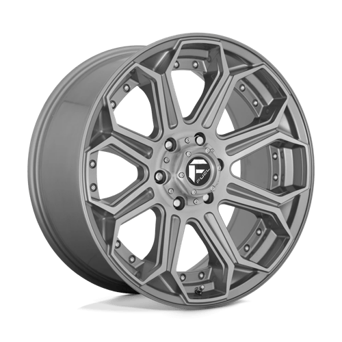 Fuel D705 Siege 20x9 6x135 ET20, Brushed Gunmetal Tinted Clear