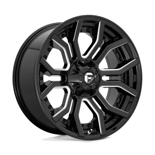Fuel D711 Rage 20x9 6x135/139.7 ET01, Gloss Black Milled