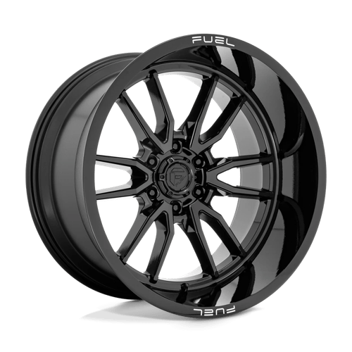 Fuel D760 Clash 22x12" 6x139.7 ET-44, Gloss Black