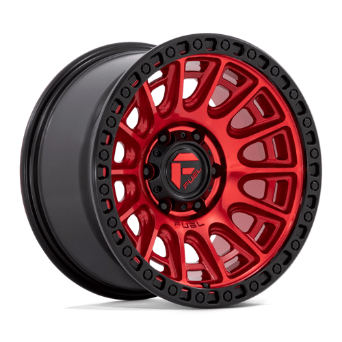 Fuel D834 Cycle 17x8.5" 5x120 ET34, Candy Red, Black Ring