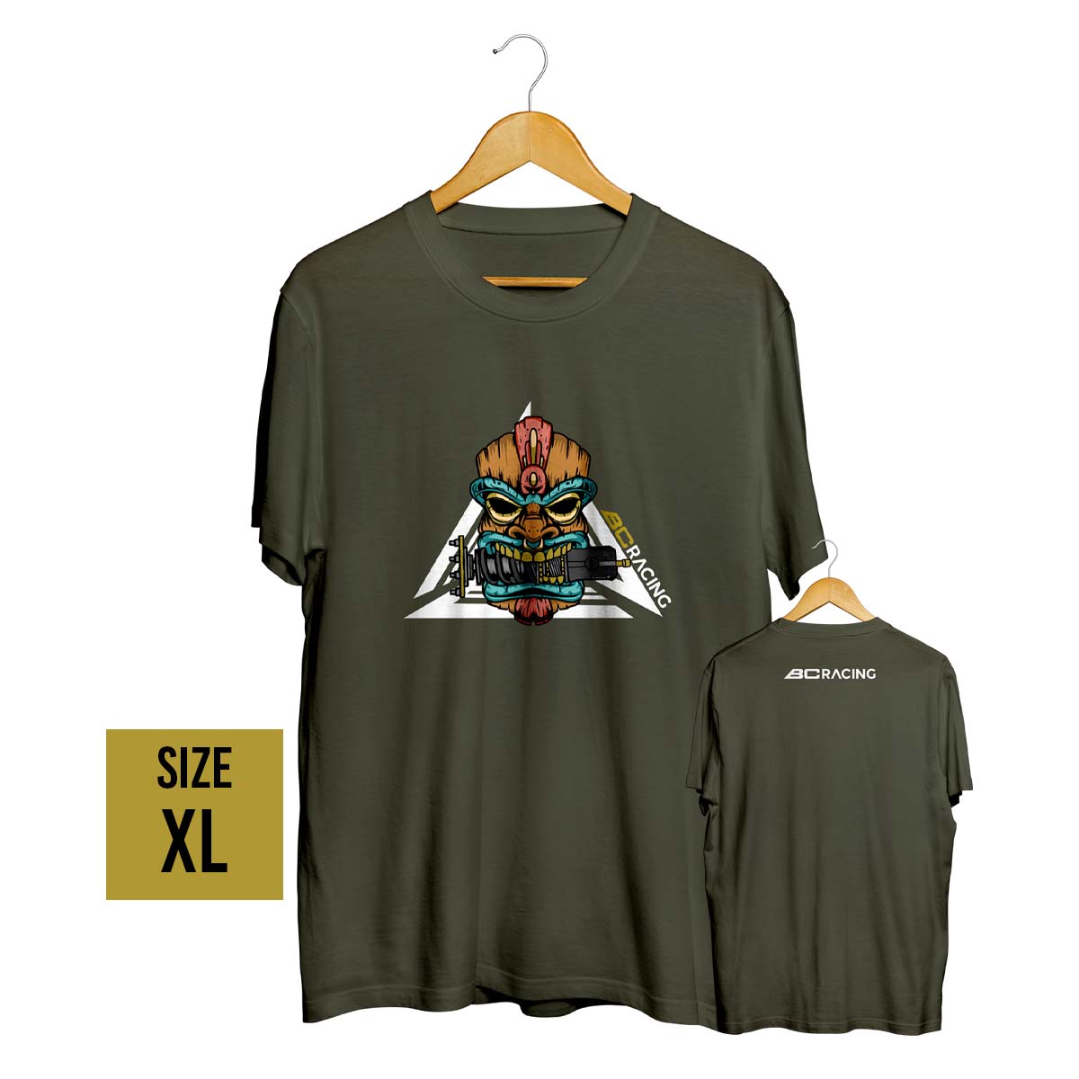 BC 'Tiki' T-Shirt Military Green (XL)