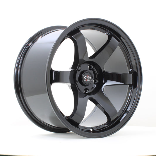 Rota Grid 18x10" 5x114.3 ET15, Gloss Black