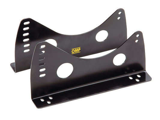 OMP "Low" Seat Brackets with Lateral Attachments (Steel), 350mm