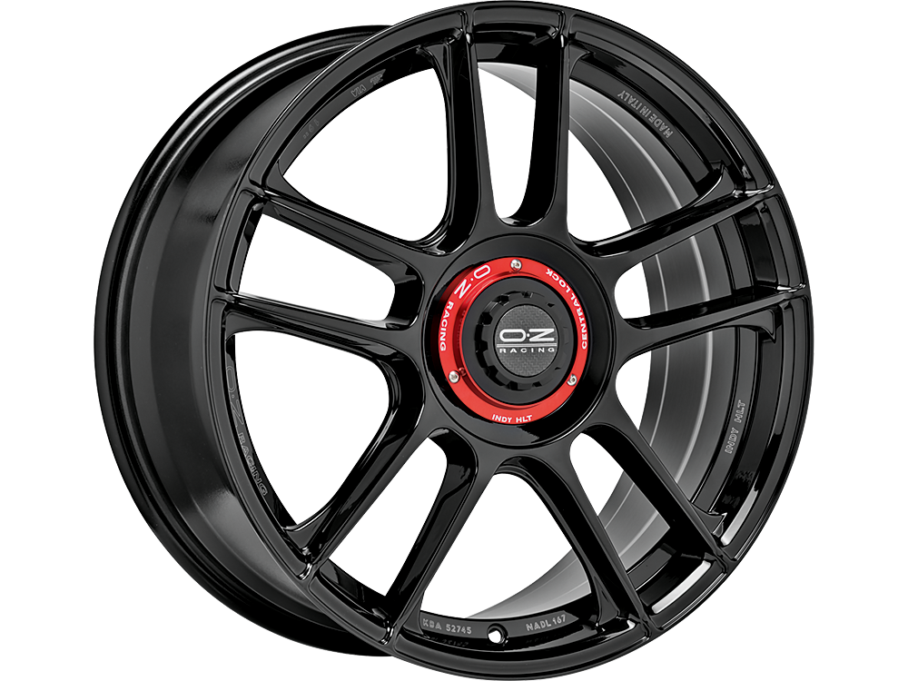 OZ Indy HLT 18x8" 5x112 ET35, Gloss Black