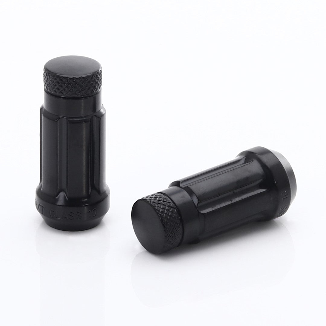 JN3 Black Steel Wheel Nuts M12x1.25 (Pack of 20)