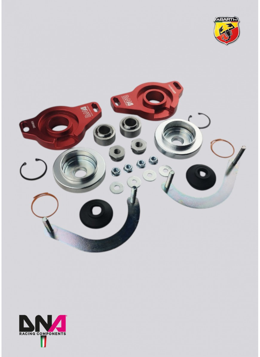 Kit top mount per ammortizzatori DNA Racing WRS 500 595 695 ABARTH