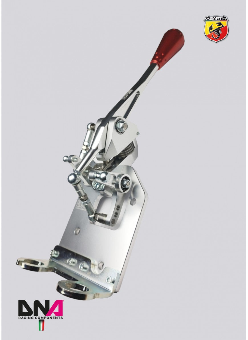 Kit torretta cambio regolabile anodizzata naturale DNA Racing pomello 695 style