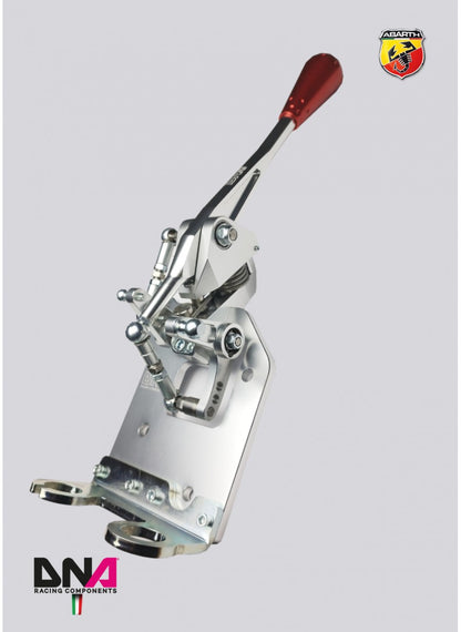 Kit torretta cambio regolabile anodizzata naturale DNA Racing pomello 695 style