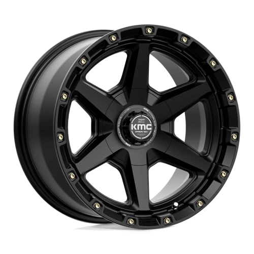 KMC KM101 Tempo 17x9 5x127/139.7 ET00, Satin Black