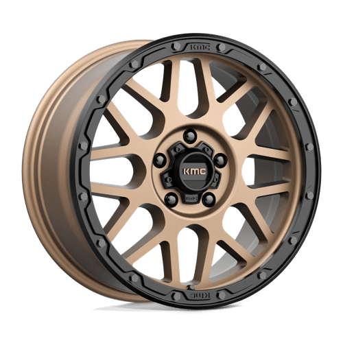 KMC KM535 Grenade Off-Road 18x8.5" 5x127 ET35, Flat Bronze, Black Lip