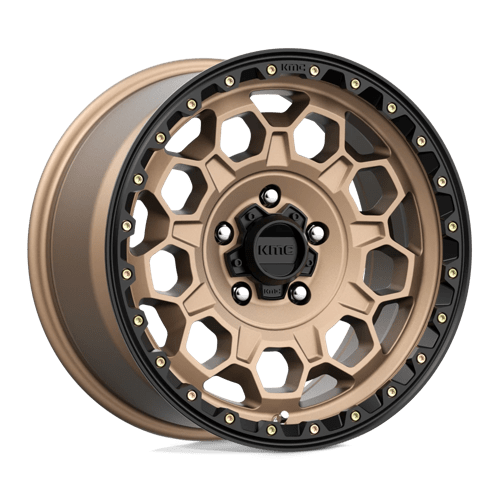 KMC KM545 Trek 17x9" 5x127 ET18, Flat Bronze, Black Lip