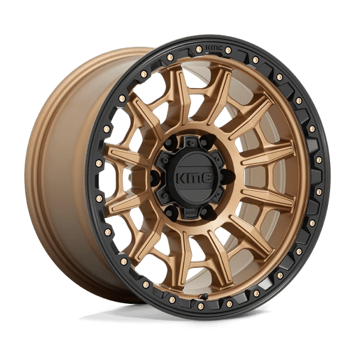 KMC KM547 Carnage 17x9" 6x135 ET0, Flat Bronze, Black Lip