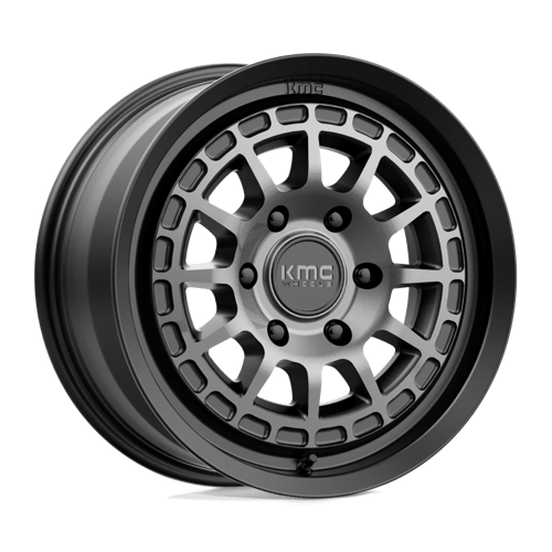 KMC KM719 Canyon 17x8" 6x139.7 ET35, Satin Black, Gray Tint