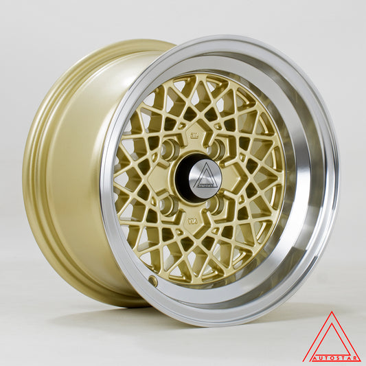 Autostar Kyoshu 13x7" 4x114.3 ET-7, Gold