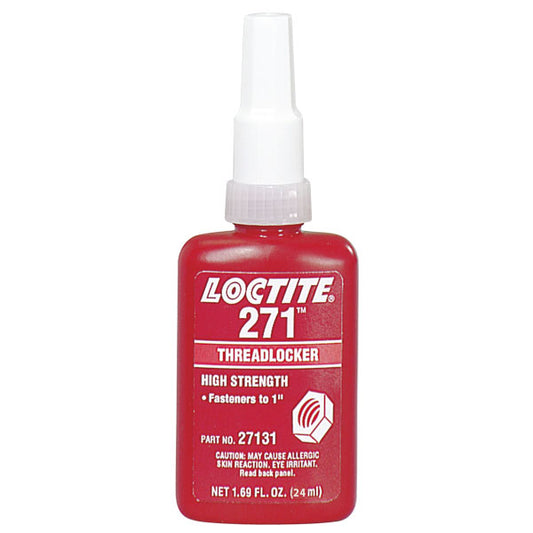 Loctite 271 High Strength Threadlocker (Red, 24 ml)