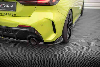 Maxton Design Diffusore Flaps V.9 per BMW Serie 1 Pacchetto M / M135i F40 Nero lucido