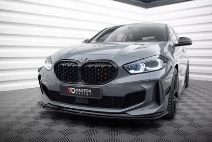 Labbro anteriore Maxton Design V.1 per BMW Serie 1 F40 Pacchetto M / M135i nero lucido