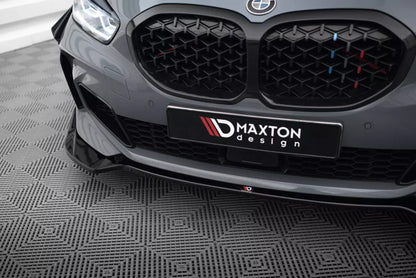 Labbro anteriore Maxton Design V.5 per BMW Serie 1 F40 Pacchetto M / M135i nero lucido
