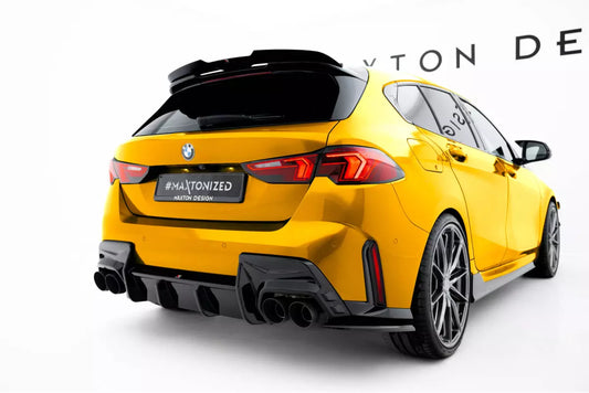 Spoiler posteriore Maxton Design V.4 per BMW M135i F40 nero lucido