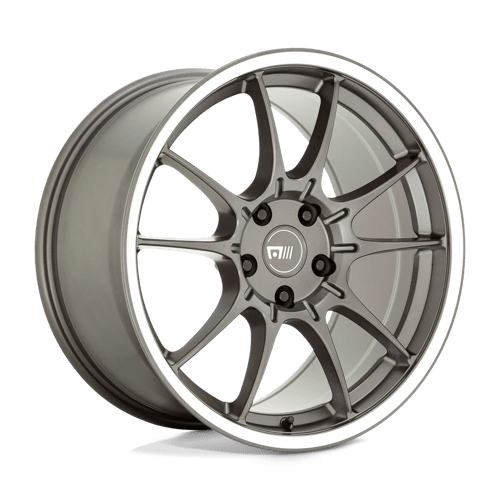 Motegi MR152 SS5 19x8.5" 5x108 ET42, Gunmetal, Machined Lip