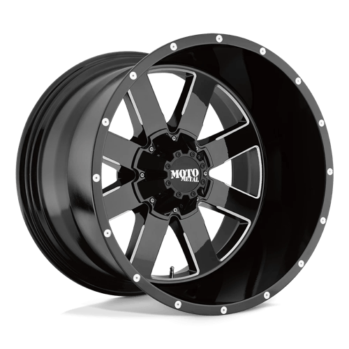 Moto Metal MO962 17x10" 5x127/139.7 ET-24, Gloss Black Milled