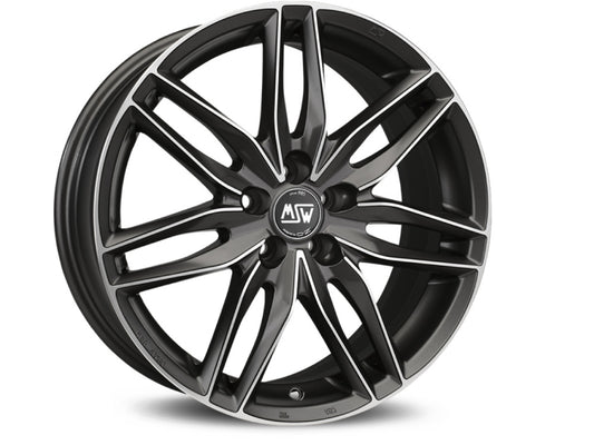 MSW 24 15x6.5" 4x100 ET37, Gunmetal Full Polished