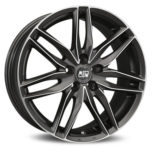 MSW 24 16x7.5" 5x112 ET35, Matt Gunmetal