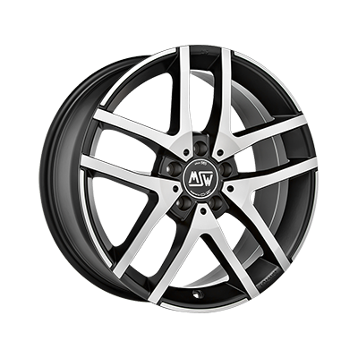 MSW 28 16x6.5" 5x112 ET42, Matt Black Full Polished