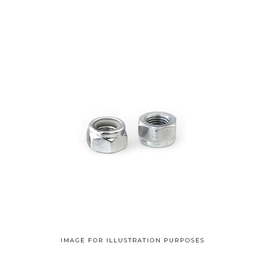BC NYLOC NUT M10 X 1.25 10MM OVERALL LENGTH INVERTED DAMPER