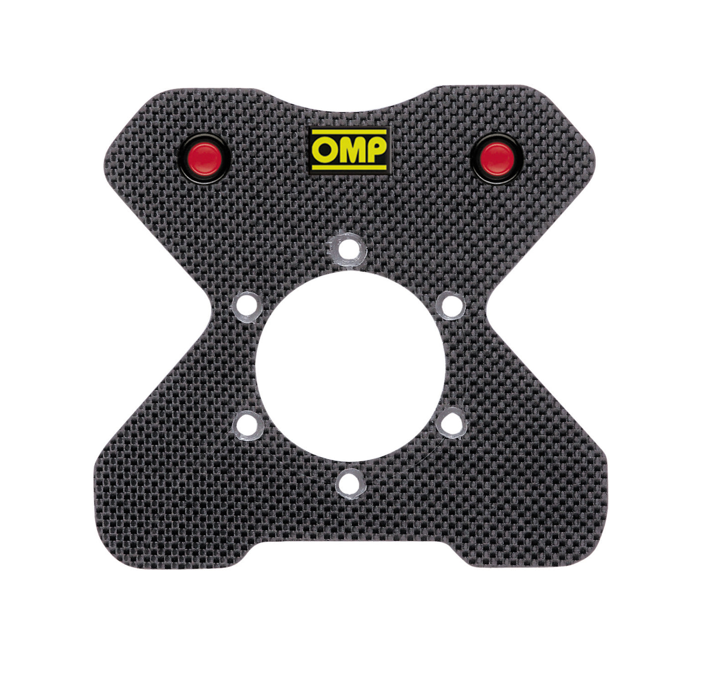 OMP Carbon Fiber Steering Wheel Plate (4 Buttons)