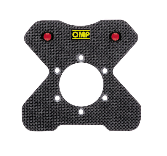 OMP Carbon Fiber Steering Wheel Plate (4 Buttons)