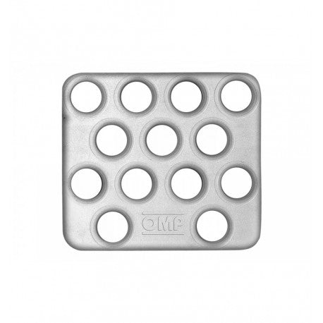 OMP Aluminum Navigator's Footrest Pro Silver