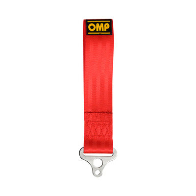 OMP Tow Hook 2" Strap Red